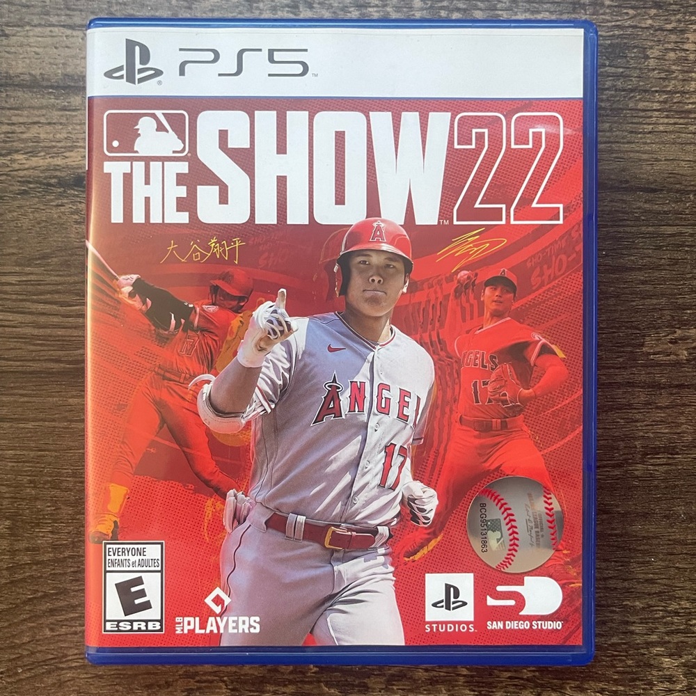 MLB The Show 22, E for Everybody, PlayStation 5 console disc game